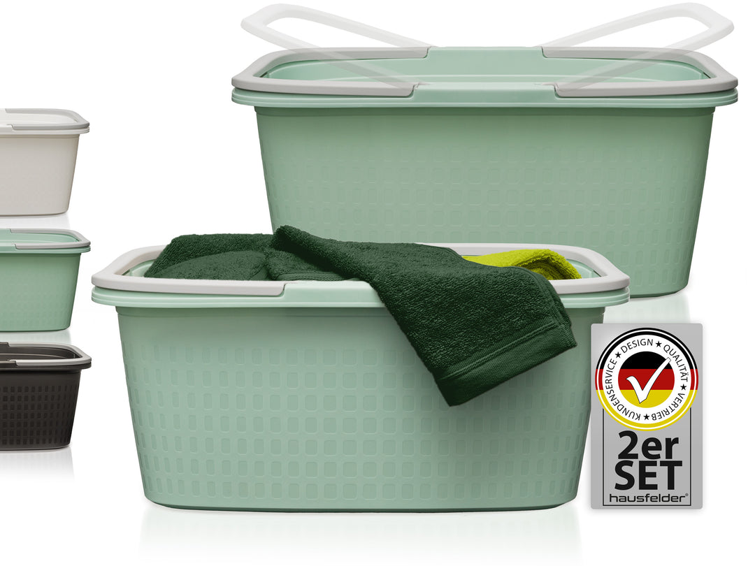 Wäschewannen 2er Set Grün