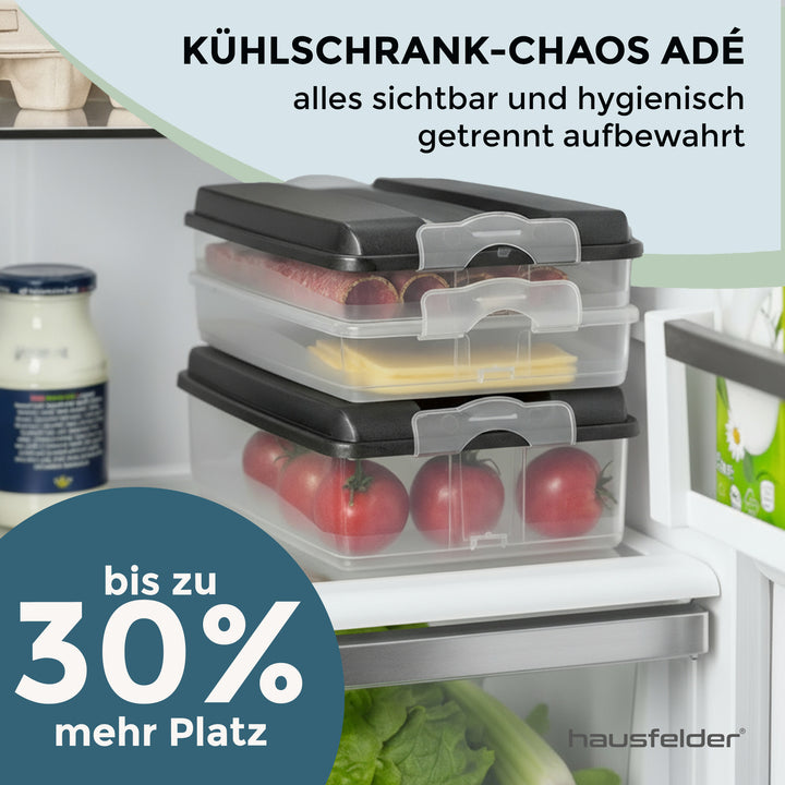 Aufschnittdosen 20-teiliges Set (6x flach und 4x hoch)