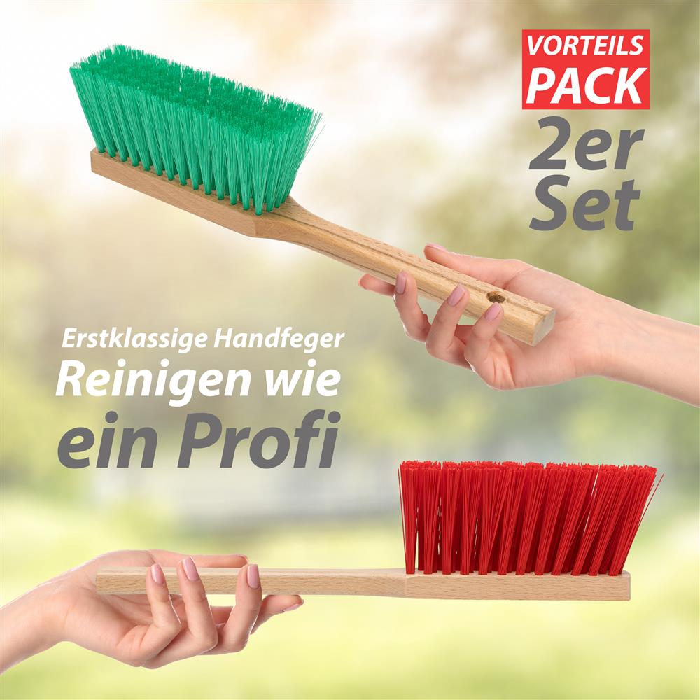 Handfeger 2er Set Outdoor