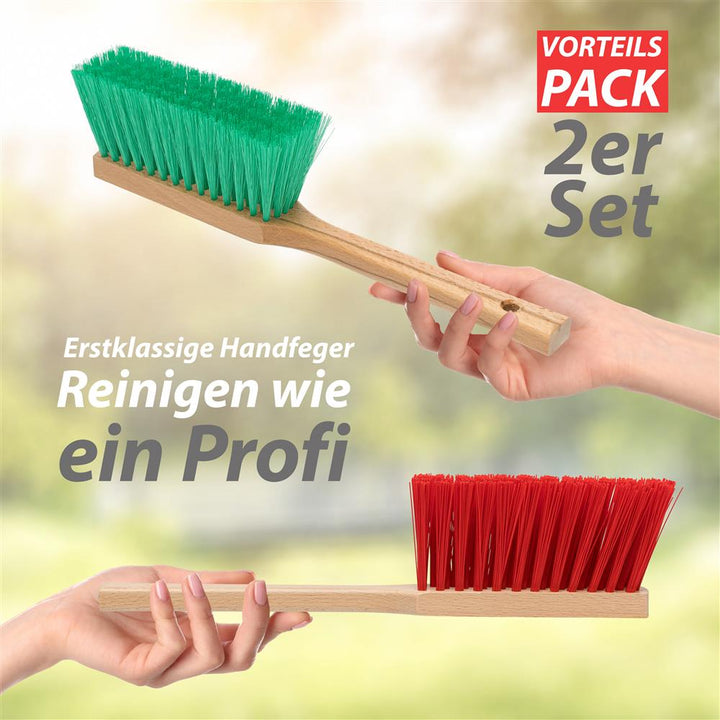 Handfeger 2er Set Outdoor