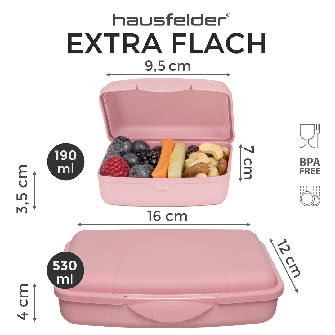 Brotdosen 9er Set flach