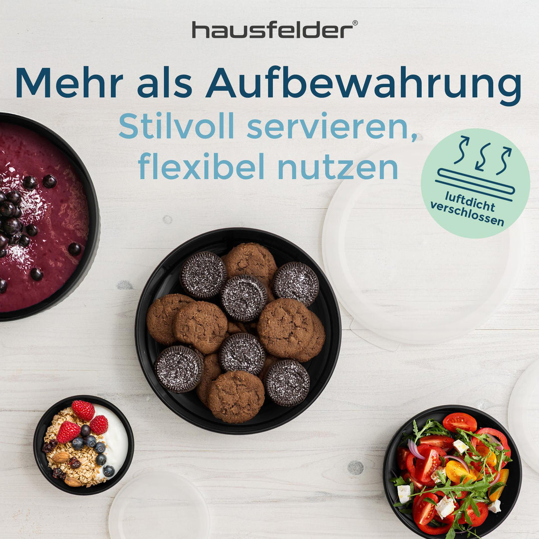 Vorratsdosen rund 3er Set rund