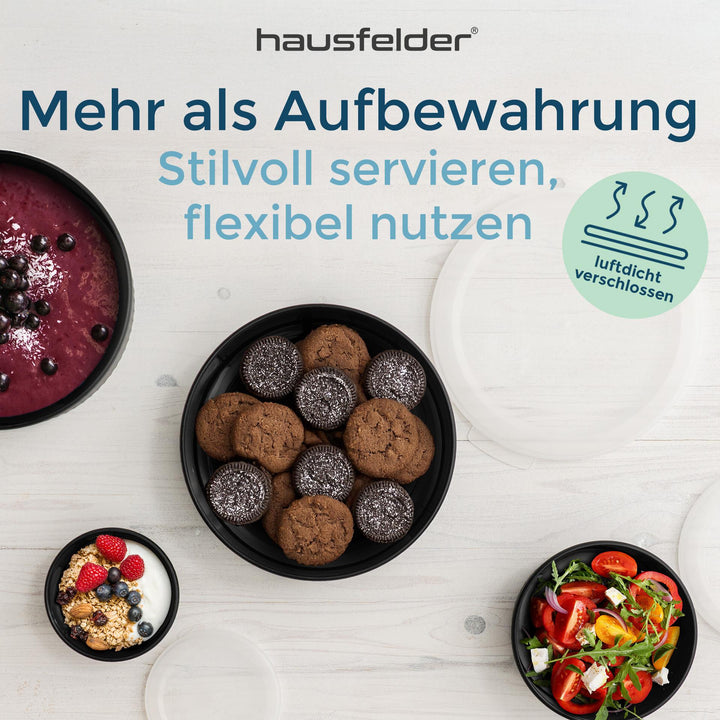 Vorratsdosen rund 3er Set rund