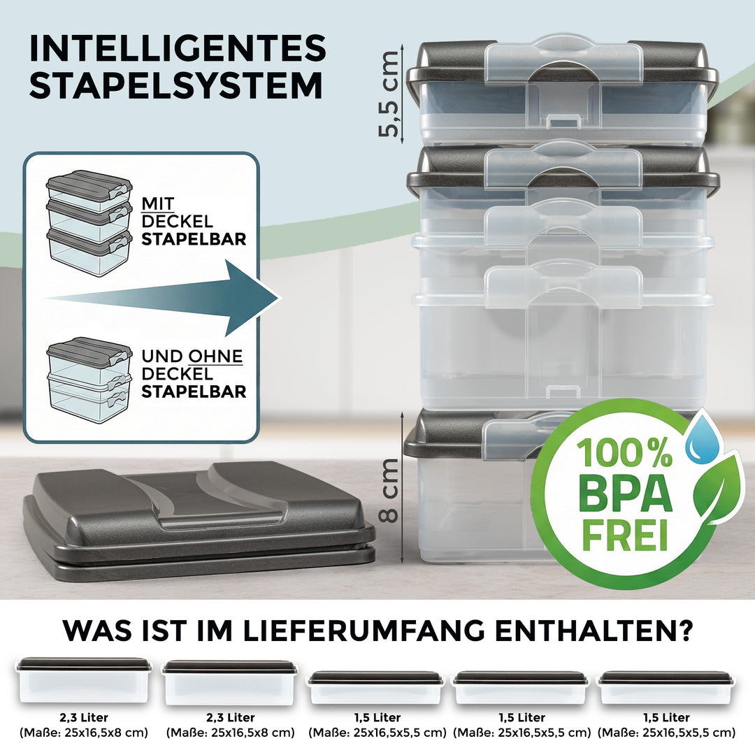 Aufschnittdosen 10teiliges Set