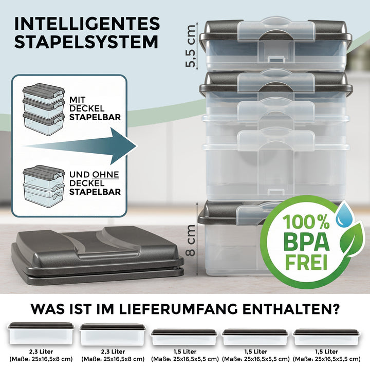 Aufschnittdosen 10teiliges Set