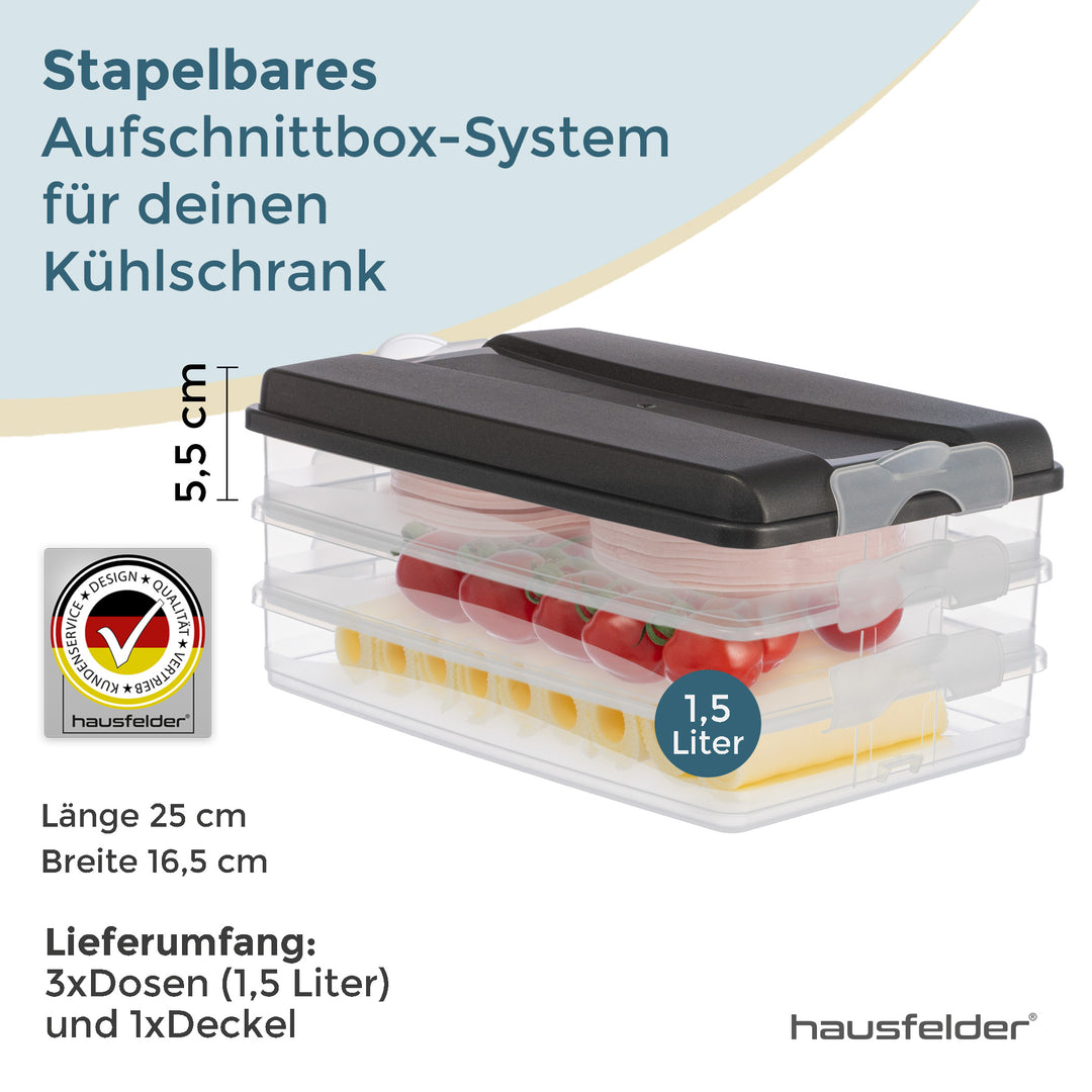 Aufschnittdosen 4-teiliges Set