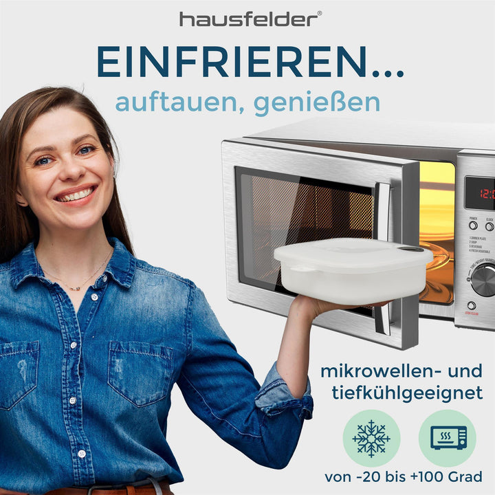 Mikrowellentopf 2er Set, 2 x 2 Liter