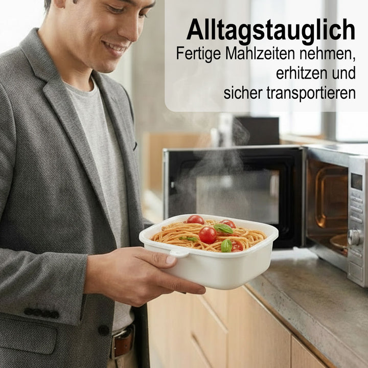 Mikrowellentopf 2er Set,  2x 1 Liter