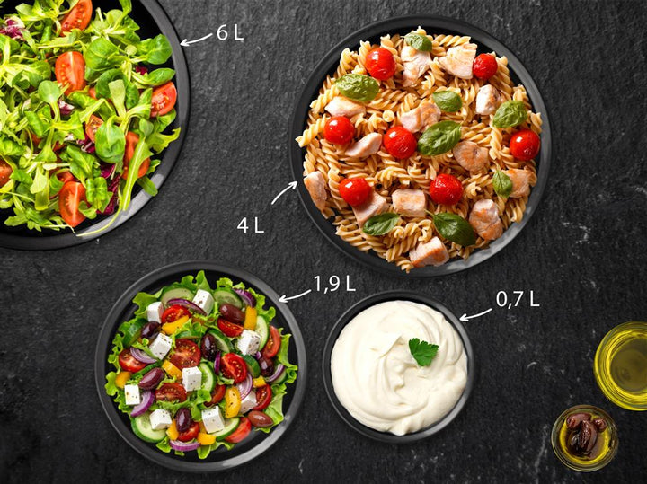 Salatschüssel Set, 8-tlg