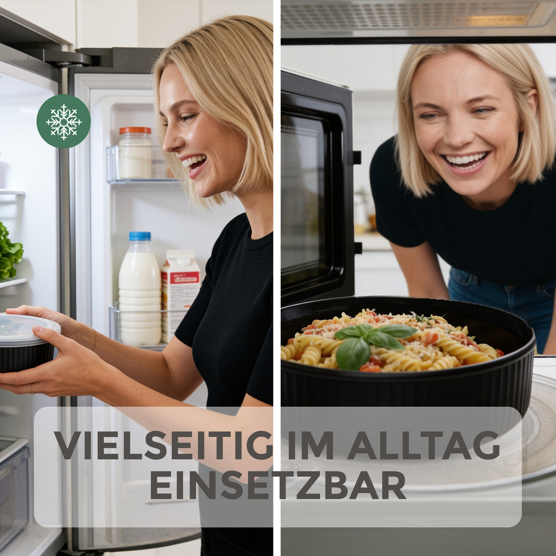 Vorratsdosen rund 3er Set rund
