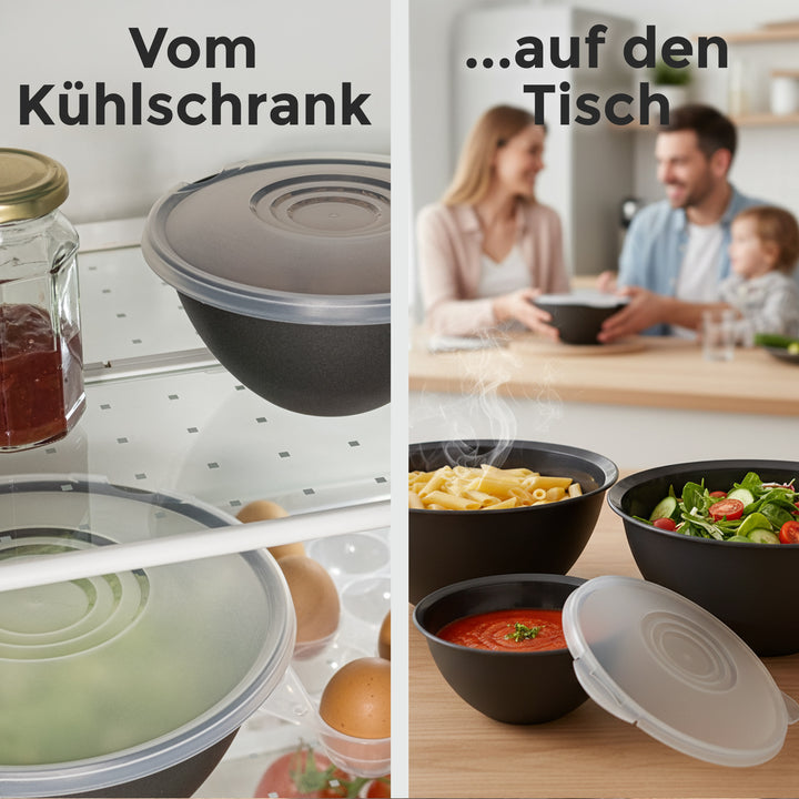Salatschüssel Set, 8-tlg