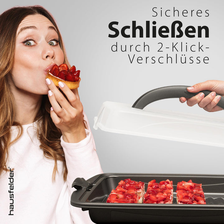 Hausfelder Kuchen Transportboxen Vorteilspack 3 Stk.