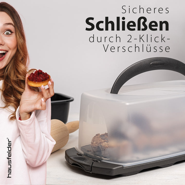 Kuchentransportbox rechteckig