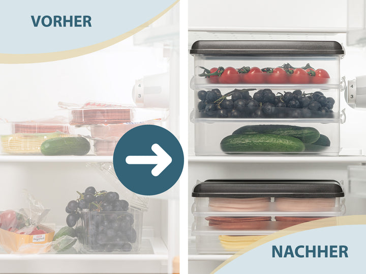 Aufschnittdosen 20-teiliges Set (6x flach und 4x hoch)
