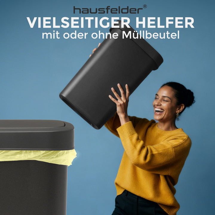 Mülleimer mit Deckel 25 L.Anthrazit
