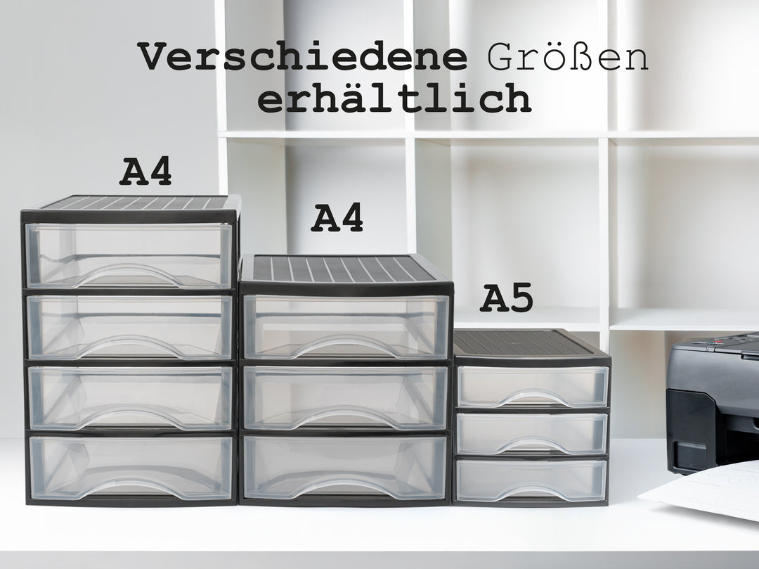 Schubladenschrank A5 3 Stk. mit 3 Schubladen