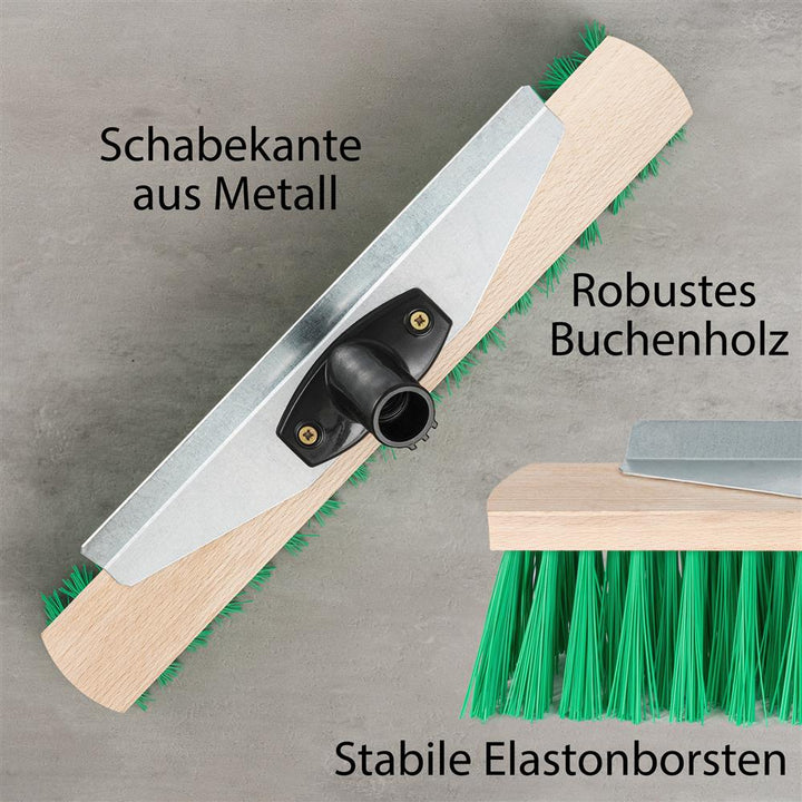 Gartenbesen mit Kratzkante