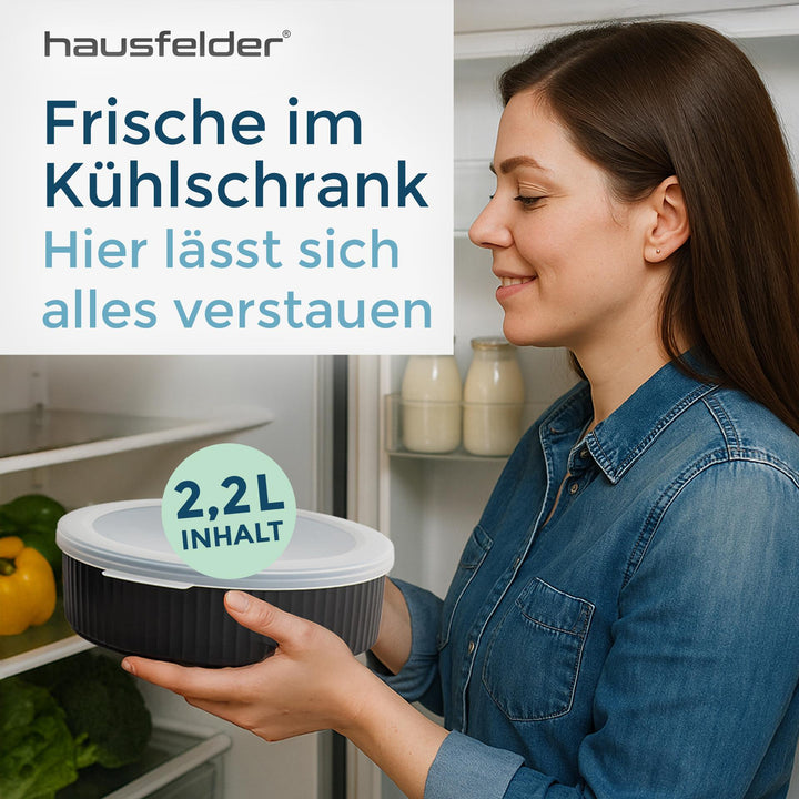 Vorratsdosen rund 3er Set rund