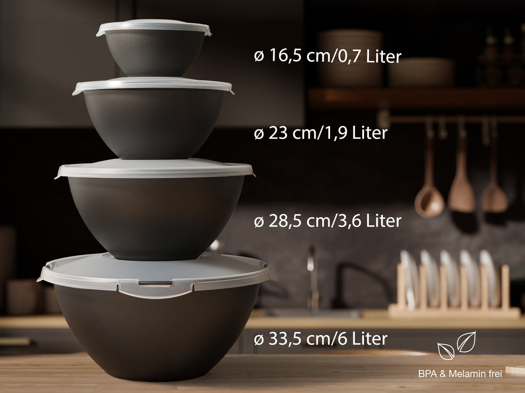 Salatschüssel Set, 8-tlg