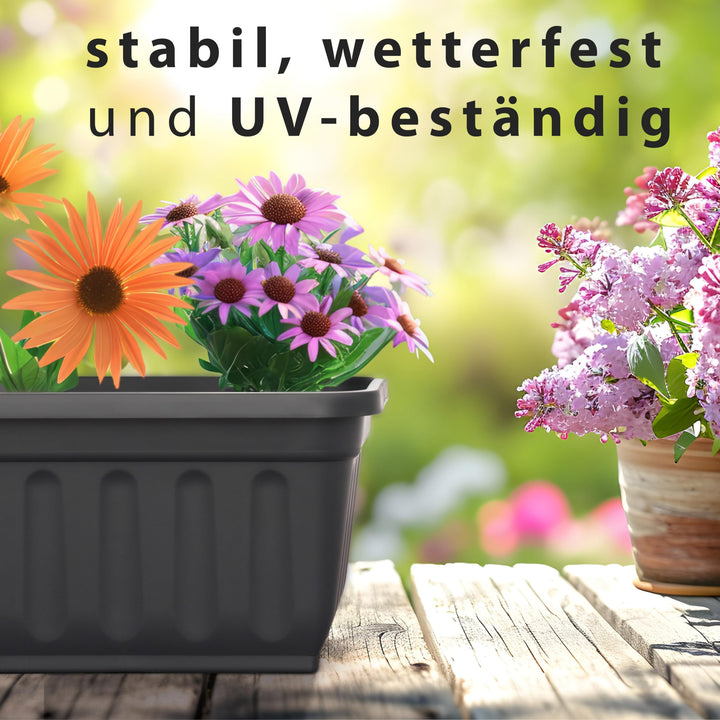 Blumenkasten 1 x 60cm, Anthrazit