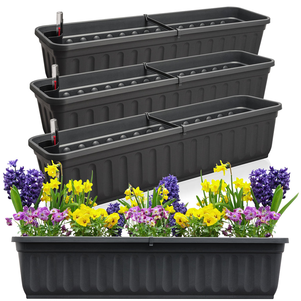 Blumenkasten 4er Set, 80cm – Hausfelder-basics