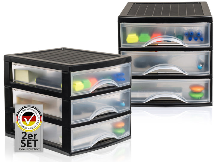 Schubladenschrank A5 2 Stk. mit 3 Schubladen